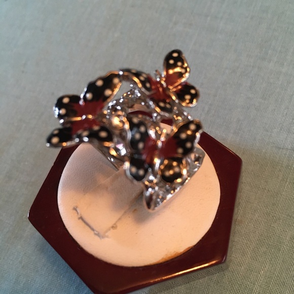 Andrew Hamilton Crawford Butterfly Ring Size 7 - Picture 4 of 8